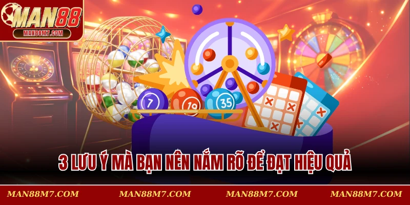 3 lưu ý mà bạn nên nắm rõ để đạt hiệu quả